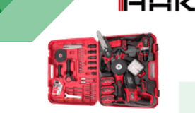 6'LI set (HKT1310) Spral-matkap-somun Sıkma-testere-led-hilti